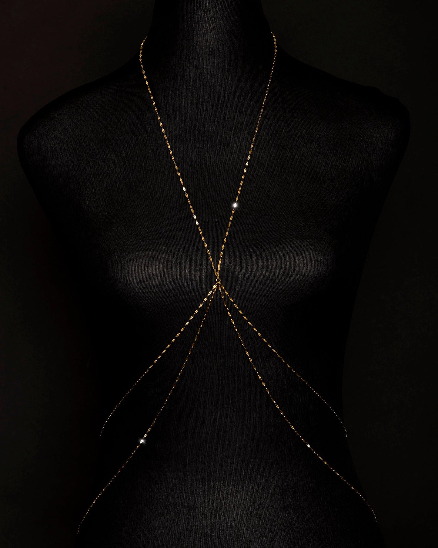 Double Shimmer Body chain