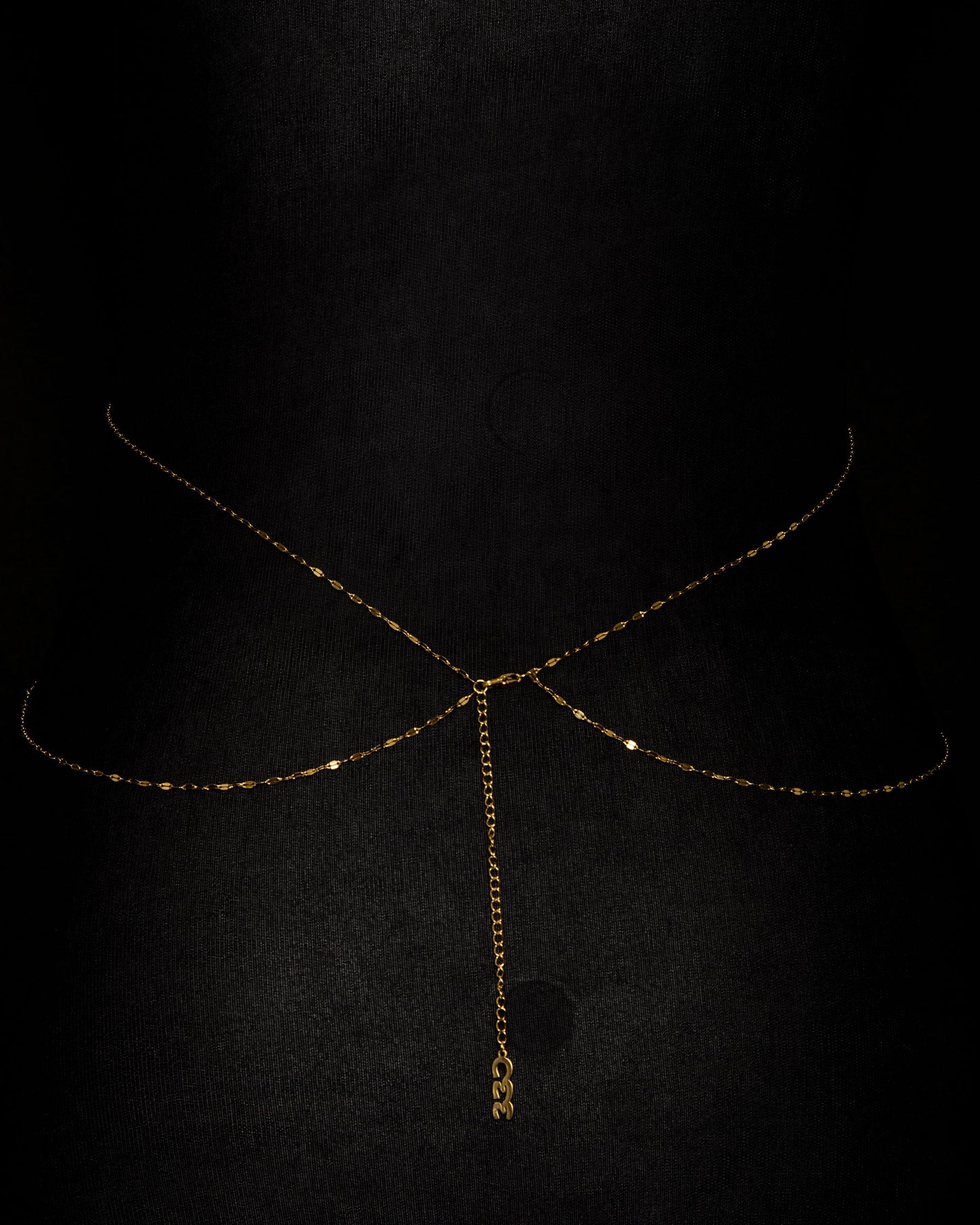 Double Shimmer Body chain