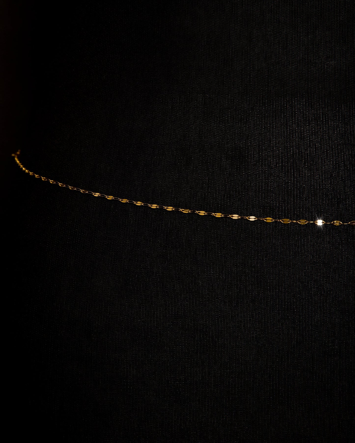 Shimmer waist chain